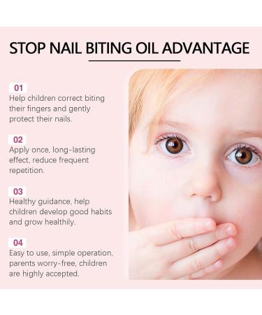 Anti Nail Biting Polish - Nail Biting Prevention - Healthy Ingredient Formula Stop Biting Nails Treatment - Bitter Taste Clear Polish for Stop Nail Biting and Thumb Sucking - Buy Online on GoSupps.com