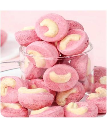 Freeze-dried Strawberry with Cashew kernel 100g Instant snack nuts Crispy sour sweet Mixed dried fruits - Buy Online on GoSupps.com