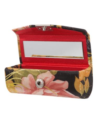 Beatifufu Elegant Chinese Lip Box Practical Makeup Organizer for Travel and Special Events