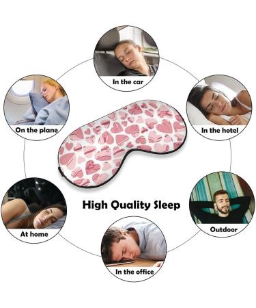 Valentine's Day Blackout Sleep Mask for Sweet Dreams | Elastic Strip for Comfortable Sleeping - Buy Online on GoSupps.com