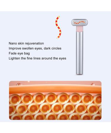 4-in-1 Heated Eye Massage Facial Rod - Relieve Tiredness & Enhance Eye Care | USB Electrical Tool for Massage - Buy Online on GoSupps.com