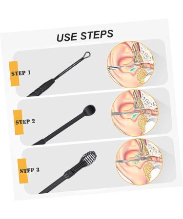 SKISUNO 1set Alternative Earwax Removal Scoops Professional Ear Cleaning Kit Smooth Tips for Home Use - Buy Online on GoSupps.com