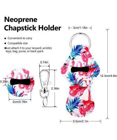 40Pcs Chapstick Holder Keychain with Metal Clip Cords - Lip Balm & Lipstick Tracker Safeguard - Buy Online on GoSupps.com