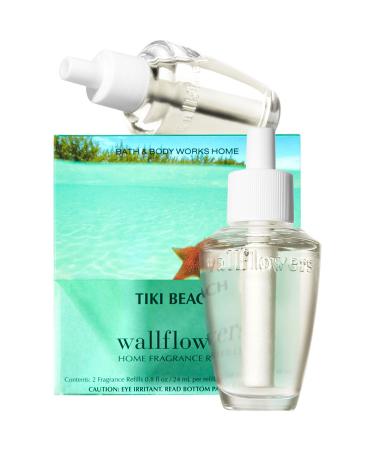 Bath and Body Works New Look! Tiki Beach Wallflowers 2-Pack Refills Tiki Beach 0.8 Fl Oz (Pack of 2)