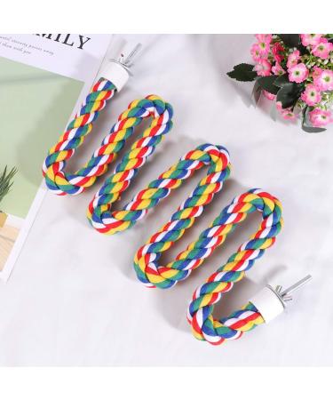 ULTECHNOVO 105cm Chicken Swing Rope Perch for Parrots - Bird Climbing Stand & Toy for Parakeets, Cockatiels, Conures, Macaws - Buy Online on GoSupps.com