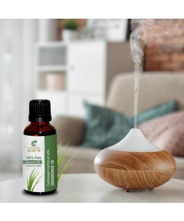 Buy 100% Pure Gingergrass Essential Oil - Cymbopogon Martinii Var Sofia - Therapeutic Grade Natural & Undiluted - 500ml (16.90 Fl.Oz) for Aromatherapy & Home Use - Buy Online on GoSupps.com