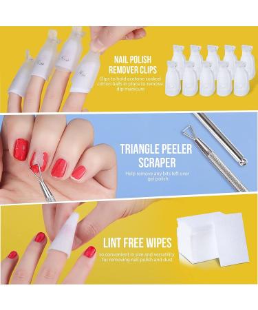 Teenitor Nail Gel Polish Removal Kit with Cuticle Remover, Oil, Clips, Nippers, Pusher, Peeler, File & Buffer - Buy Online on GoSupps.com