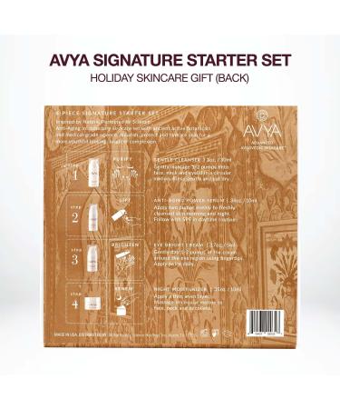 Avya Skincare Discovery Starter Set | Anti-Aging Essentials | Cleanser Serum Eye Cream & Moisturizer - Buy Online on GoSupps.com