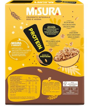 Italian Gourmet E.R. Misura Cereali Whole Wheat Protein Rice and Oats High in Protein and Fibre 320g + Italian Gourmet Polpa 400g - Buy Online on GoSupps.com