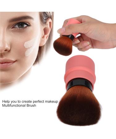 Angled Blush Brush | Portable Soft Fluffy Powder Brush with Cover for Blush & Bronzer Makeup | International Shipping Available - Buy Online on GoSupps.com