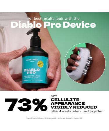  Magnitone MAGNITONE Diablo Pro Marine Conductive Body Cream 300ml Firming and Moisturizing Body Cream with French Seaweed Caffeine and Plant Compounds - Buy Online on GoSupps.com