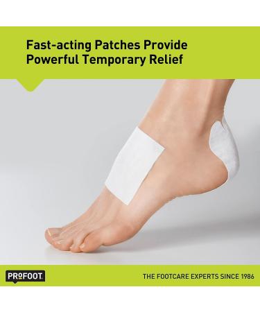 PROFOOT Pain Relief Patches - Cooling Camphor & Menthol - 6 Count - Up to 8 Hours Relief - Foot & Heel Pain, Sprains, Strains, Bruises - Buy Online on GoSupps.com