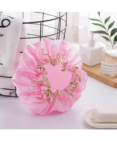 Household Double-Layer Waterproof Shower capthickened Women's Oil-Proof Shampoo capshower capshower caps Xiangbinse - Buy Online on GoSupps.com