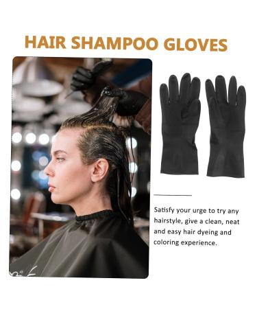 FOMIYES 9 Pairs Hair Dye Glove Shampoo Hair Salon Gloves Coloring Gloves Black Gloves for Hair Coloring Medium Small Mens Glives Reusable Rubber Hair Dressing Gloves Non-slip Man Tool - Buy Online on GoSupps.com
