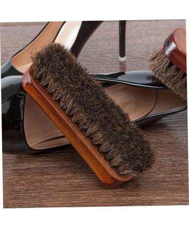 Horse Hair Brush Hat Cleaner for Baseball Caps & Shoes - Shoe Cleaner Kit with Iron Cleaner, Melamine Sponges, and Shoe Shine Machine - Multifunction 13X4.3CM - Buy Online on GoSupps.com