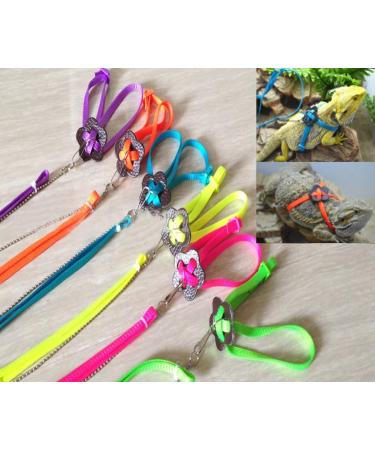 Generic Adjustable Reptile Lizard Harness Leash Adjustable Multicolor Light Soft Fashion (Blue) - Buy Online on GoSupps.com