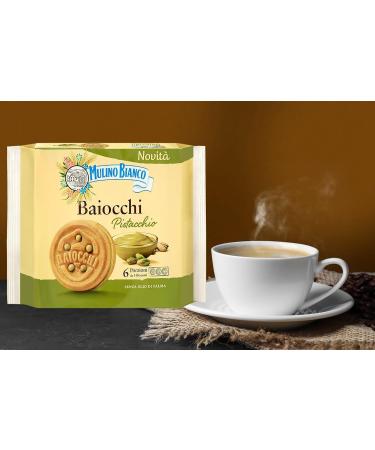 MULINO BIANCO Baiocchi Pistachio - pistachio cream cookies 168g x 6 plots - Buy Online on GoSupps.com
