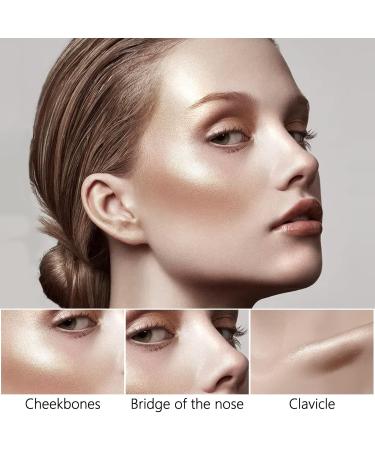 2 PCs Contouring Stick Set - Cream Bronzer & Highlighter for Long-Lasting Face Make-up | Universal Shade - Enhance Your Contours & Glow - Buy Online on GoSupps.com