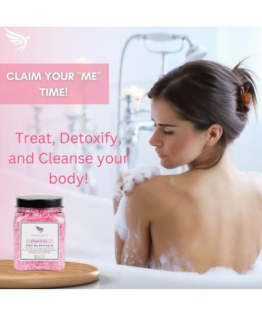 Muscle Pain Relief Bath Salts | Natural Dead Sea Salts | Luxury Detox with Essential Oils | Made in UK | 450g for Women and Men - Buy Online on GoSupps.com