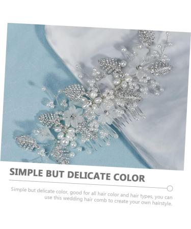 Didiseaon Bridal Hair Comb Crystal Headpiece Floral Hair Fork Metal Hair Comb Rhinestone Headpiece for Women Rhinestone Clips for Hair Tiara Bride Accessories Vintage Rhinestones - Buy Online on GoSupps.com