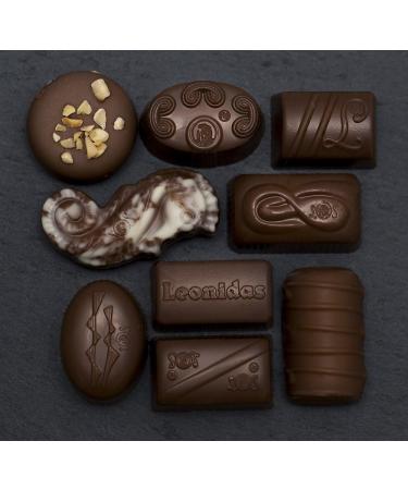 Leonidas Belgian Chocolates | All Dark Chocolates in a Beautiful Gift Ballotin Box. Imported fine Chocolate from Belgium (1 x 32pc 500g) 500.0 g (Pack of 1) - Buy Online on GoSupps.com
