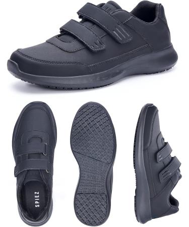 SPIEZ Men's Waterproof Non Slip SRC Certified Food Service Shoes - Black US7.5-12 - Buy Online on GoSupps.com