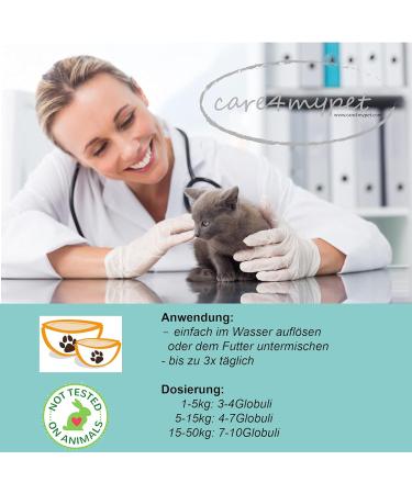 Cat Bach Flowers Globuli Relax - Natural Sedative for Cats | C30 for Calm during Travel Noise & Fear - Buy Online on GoSupps.com