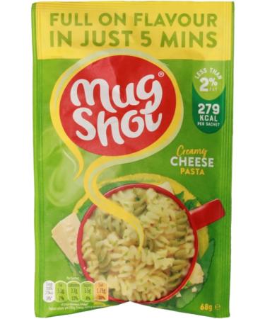 Instant Pasta Variety Bundle 366g - Mugshot Creamy Cheese Cajun & Roast Chicken Flavours - Ready in 5 Minutes - Buy Online on GoSupps.com