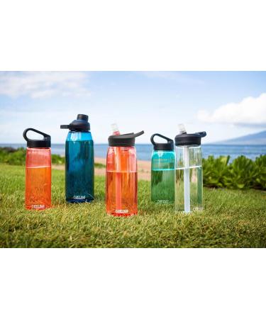 CamelBak eddy+ 32oz Water Bottle with Tritan Renew Straw Top - Charcoal | 1L - Buy Online on GoSupps.com