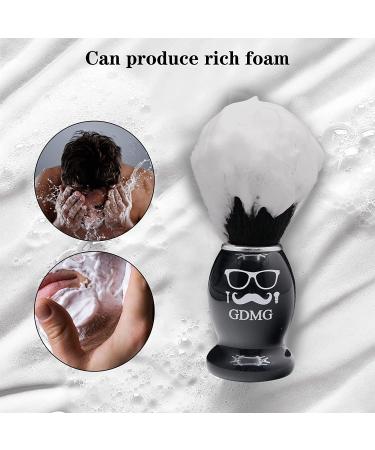 GDMG Black Wooden Beard Brush - High-End Synthetic Men's Shaving Brush for Wet Shave - Wood Handle Hair Salon Shave Brush for Safety Razor - Buy Online on GoSupps.com