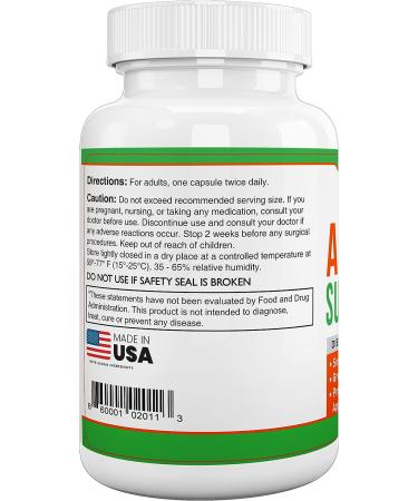 Appetite Suppressant 60 Capsules with S. African Hoodia and Green Tea Extract - Boost Energy and Metabolism - Made in USA - Buy Online on GoSupps.com