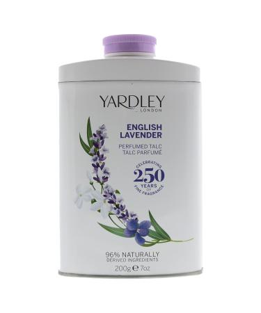 English Lavender by Yardley of London 7 oz perfumed talc Lavender 7 Ounce (Pack of 1)