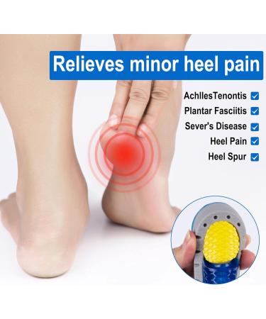  Buy Altartar Heel Spur Inserts - Top Orthopedic Heel Cushions for Men & Women | Silicone Heel Protection for Plantar Fasciitis - 35mm Blue  - Buy Online on GoSupps.com
