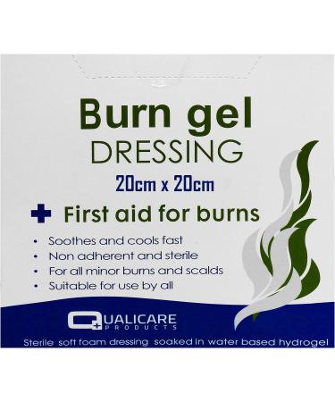 10x Large 20cm x 20cm Non-Adherent Burn Wound Dressing Pads for First Aid - Buy Online on GoSupps.com