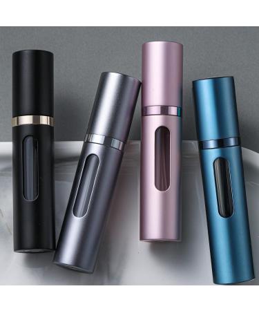 Emwel Perfume Atomiser Empty Travel Perfume Atomiser Mini Portable Spray Bottle with Window for Travel 8 ml (Grey) Gray - Buy Online on GoSupps.com