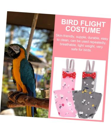 MipCase 6-Piece Sweet Parrot Reusable Diaper Outdoor Suit - Soft Foldable Design for Kids | Colorful Pants Pattern & Decor Perfect for Daily Use (1x3st 13x7x7cm 3pcs) - Buy Online on GoSupps.com
