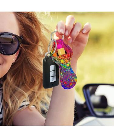 Poceacles Women's and Girls' Keychain - Lipstick - Glossy Lip Balm - Neoprene Pouch - Wrist Strap Rainbow Bubble - Buy Online on GoSupps.com