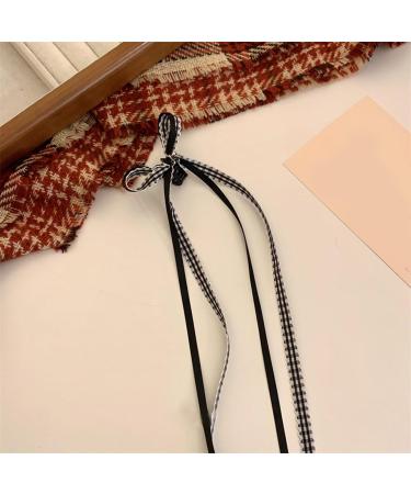 AJOIDR Bow Hair Claw with Long Tail Ribbon Hair Bows for Women Hair Styling Barrettes Clip French Ballet Style Red - Buy Online on GoSupps.com