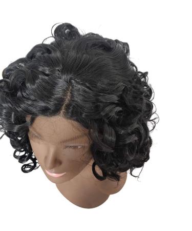 Shop Women's Black Wavy Curly Synthetic Wig - Retro Styles from 50s to 80s - International Shipping Available - Buy Online on GoSupps.com