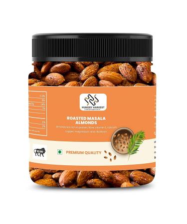 Hungry Harvest California Almond(Badam) Masala Roasted Flavour 250g_Packing May Vary