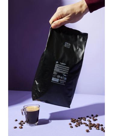 KoRo - Grains de caf bio pour espresso 1 kg - M lange avec 80% Arabica et 20% Robusta - Torr faction douce - Go t quilibr 1 kg (Lot de 1) - Buy Online on GoSupps.com