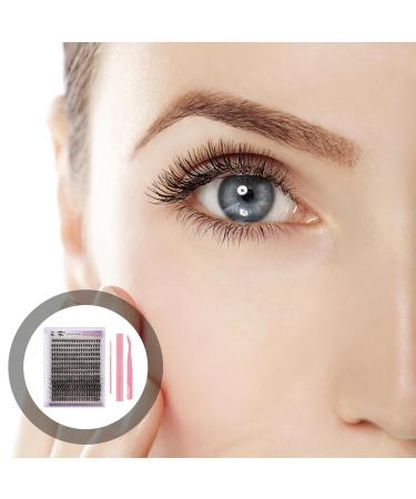 FRCOLOR DIY Eyelash Kit - Individual Lash Clusters Eyelash Extensions Tools Glue Remover & Tweezers - Self Application - Pink - International Shipping - Buy Online on GoSupps.com