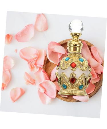 Didiseaon Essential Oil Bottle Make up Fancy Travel Alloy 8.3x3.5cm Golden - Buy Online on GoSupps.com