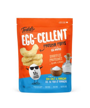 TODD'S PROTEIN CRISPS Sea Salt & Vinegar 70 Grams