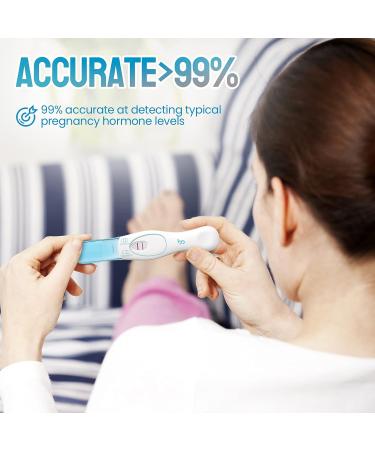 Femometer Pregnancy Test - Early Detection HCG Tests (25 mIU/ml) - 99% Accuracy - 5 Pack - Buy Online Internationally - Buy Online on GoSupps.com