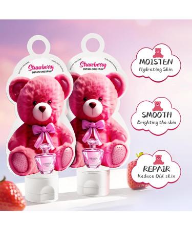 2PC Hand Cream with Strawberry Nourishing Hand Ointment Hand Cream Nourishes and Hydrates Improves Skin Elasticity Restores Chapped Skin Suitable for all Skin Types - Buy Online on GoSupps.com