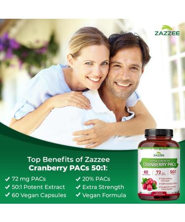 Zazzee Ultimate Urinary Tract Support Bundle | Super Concentrated Proanthocyanidin Cranberry Extract Capsules Plus D-Mannose 1000mg Capsules for UT & Bladder Cleansing (60 Servings Each) - Buy Online on GoSupps.com