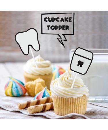 S-Cp-0053 Ice Cream Fruit Dessert Cupcake Topper Colorful Glitter Happy Birthday Sensory Pop Game Theme Decor Supplies Baby Shower Boys Girls Birthday Party Decorations - Buy Online on GoSupps.com