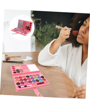 FOMIYES 2pcs 33 Makeup Palette Eyeshadow Eye Shadow Pink Makeup Accessories Child Make up Cosmetic Bag - Buy Online on GoSupps.com