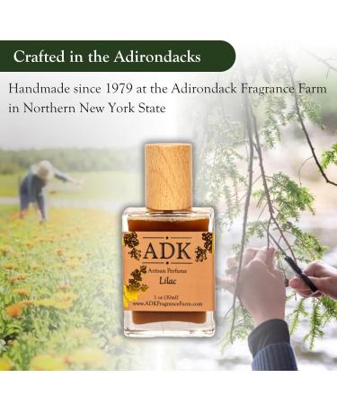 Adirondack Fragrance & Flavor Farm ADK Lilac Botanical Perfume Spray 1 oz (30 mL) Natural Hypoallergenic & Clean Perfume for Women & Men with Notes of Lilac Heliotrope & Cedar 1 Fl Oz (Pack of 1) - Buy Online on GoSupps.com